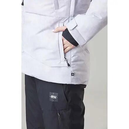 Picture Lement Veste femme XS brun cuivré, coupe slim, capuche compatible casque 7/7