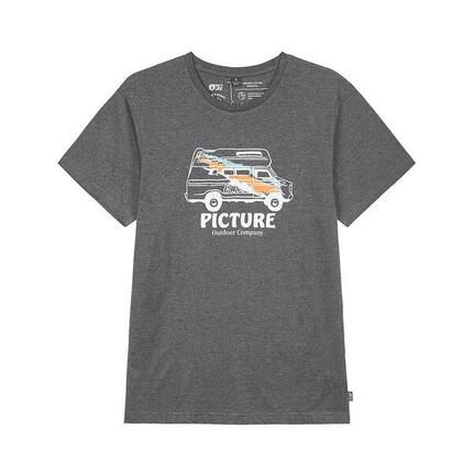 T-Shirt PICTURE Custom Van S/S DARK GREY MELANGE