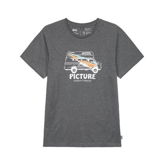 T-Shirt PICTURE Custom Van S/S DARK GREY MELANGE