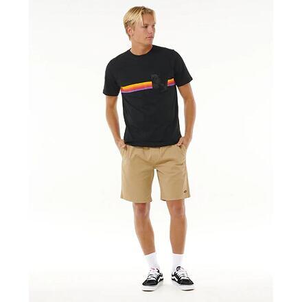 triko RIP CURL Surf Revival Hoffman Pocket Tee BLACK