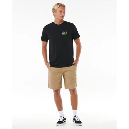 triko RIP CURL Down The Line Tee BLACK