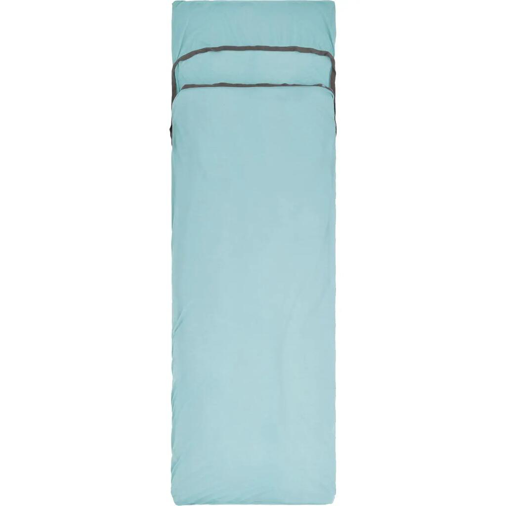 Sea to Summit Comfort Blend Liner Rectangular with Pillow Sleeve - Blue