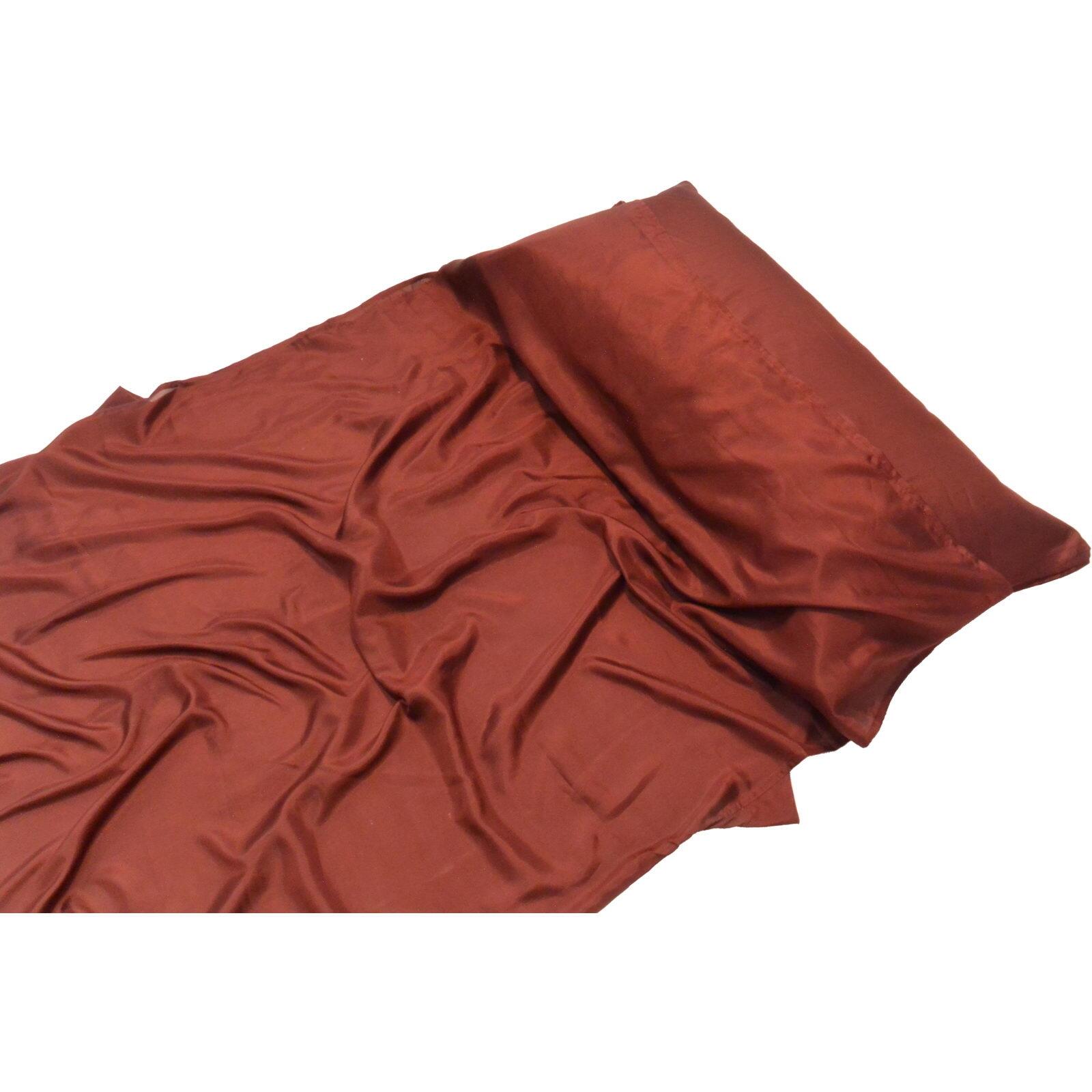 Sleeping Liner Habotai Seide bordeaux 2/7