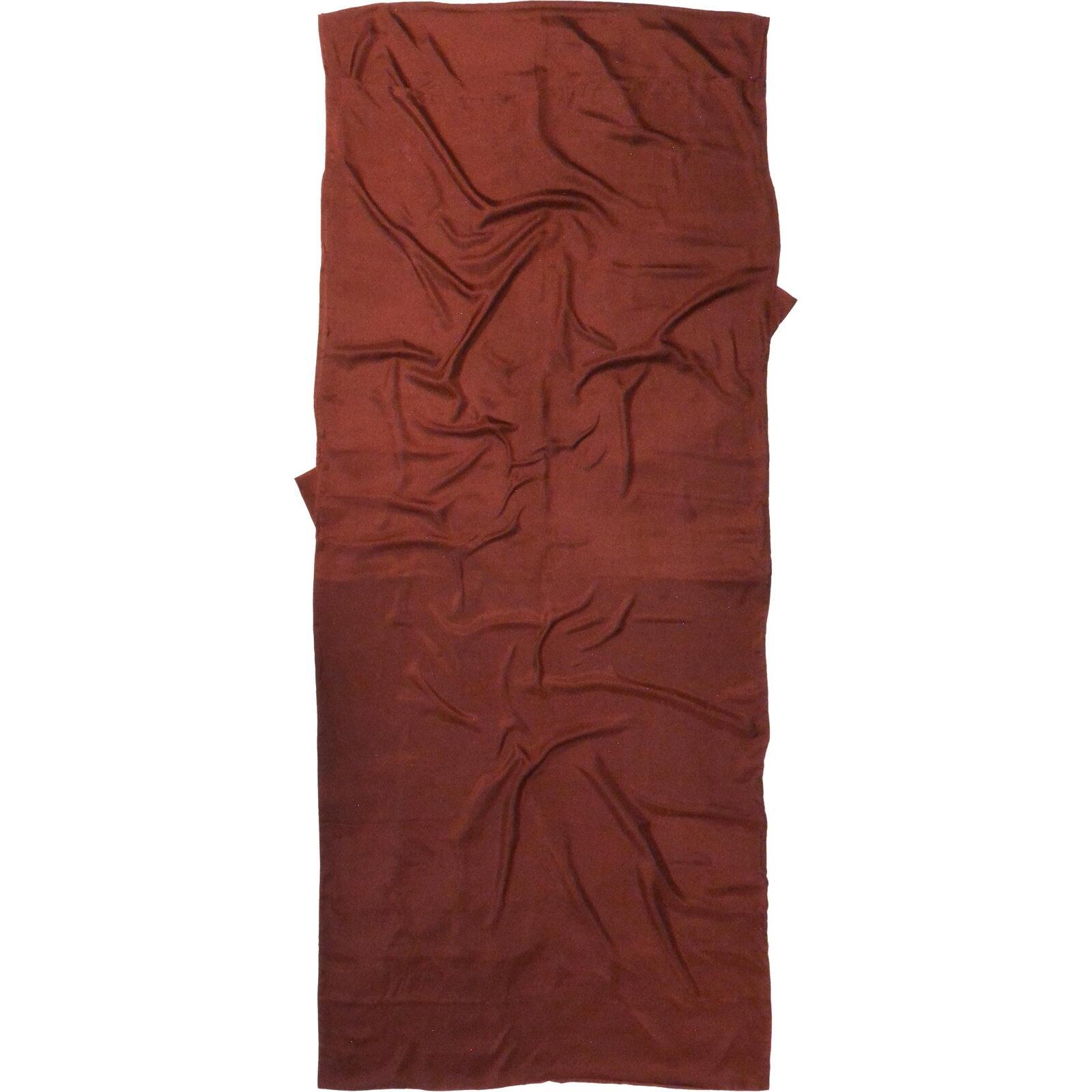 ORIGIN OUTDOORS Sleeping Liner Habotai Seide bordeaux