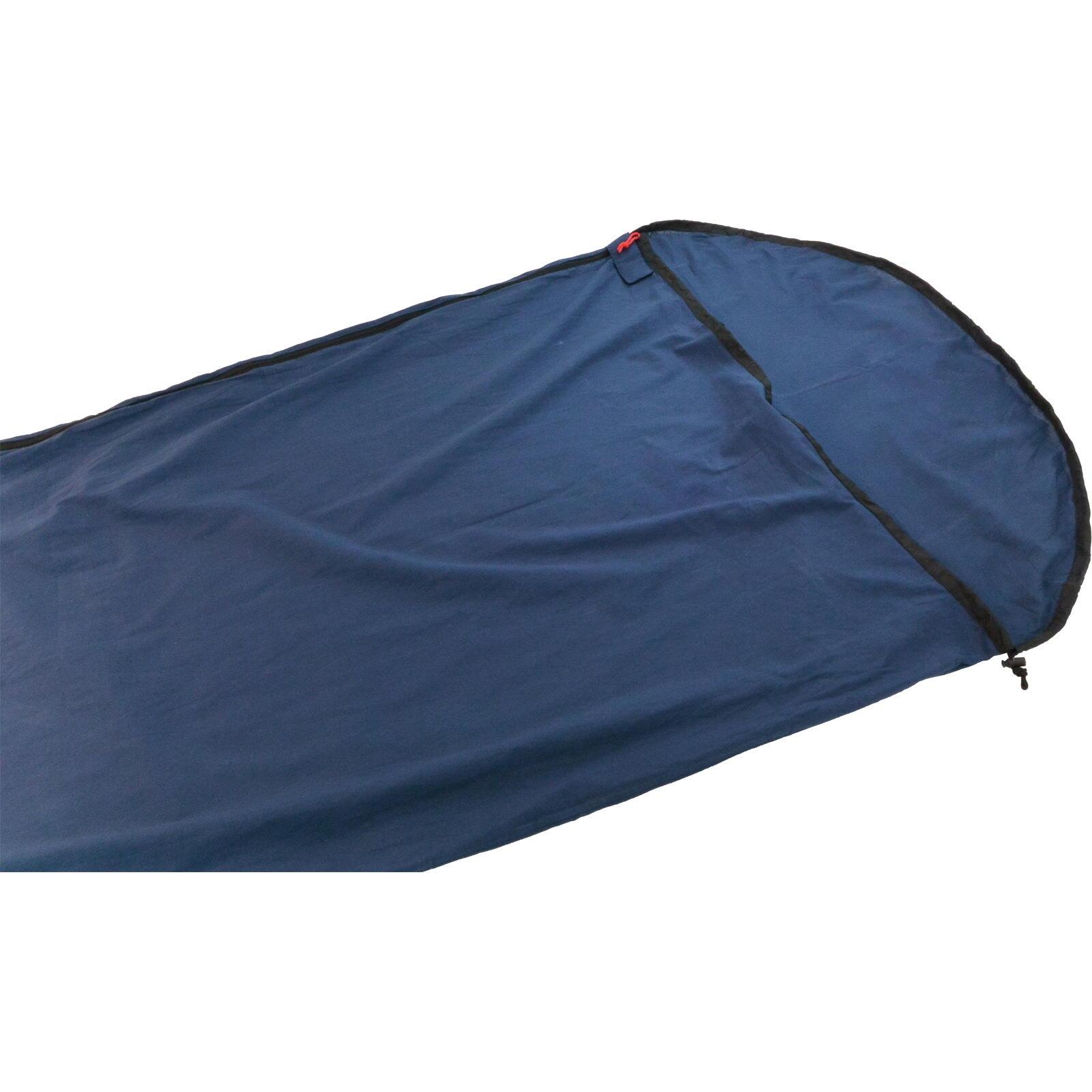 Mumienform Sleeping Liner Baumwolle royalblau 5/5