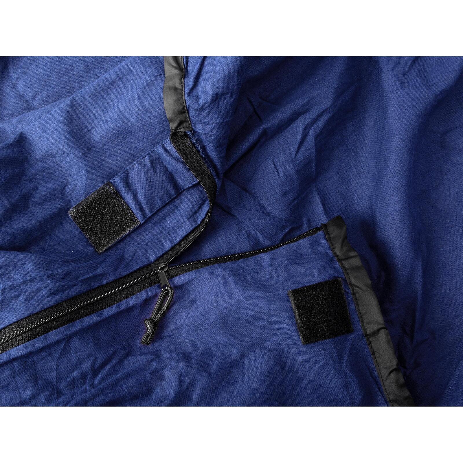 Mumienform Sleeping Liner Baumwolle royalblau 4/5