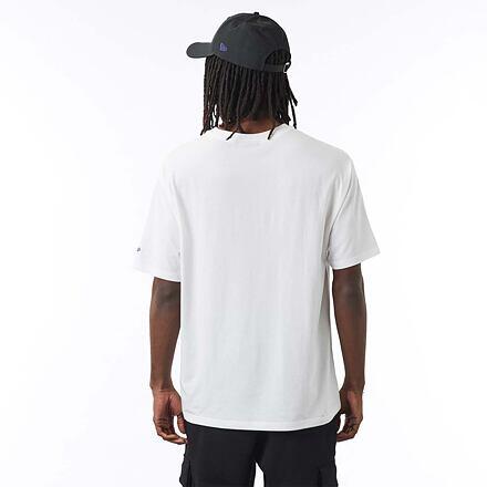 triko NEW ERA NBA Stacked oversized tee LOSLAK WHITRP