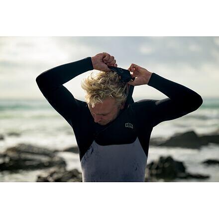 ION Wetsuit Seek Amp 3/2 Frontzip Zwart 7/7