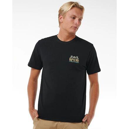 triko RIP CURL Down The Line Tee BLACK