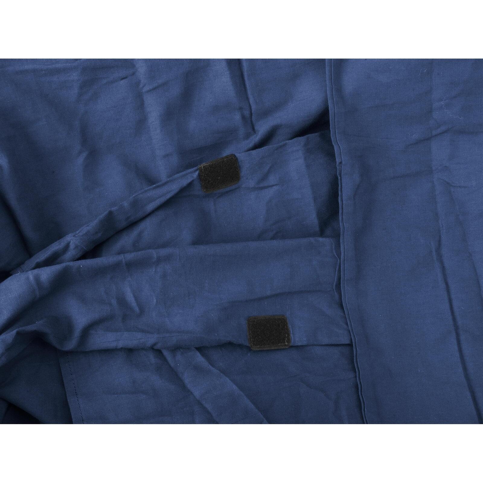 Deckenform Sleeping Liner Baumwolle royalblau 5/7