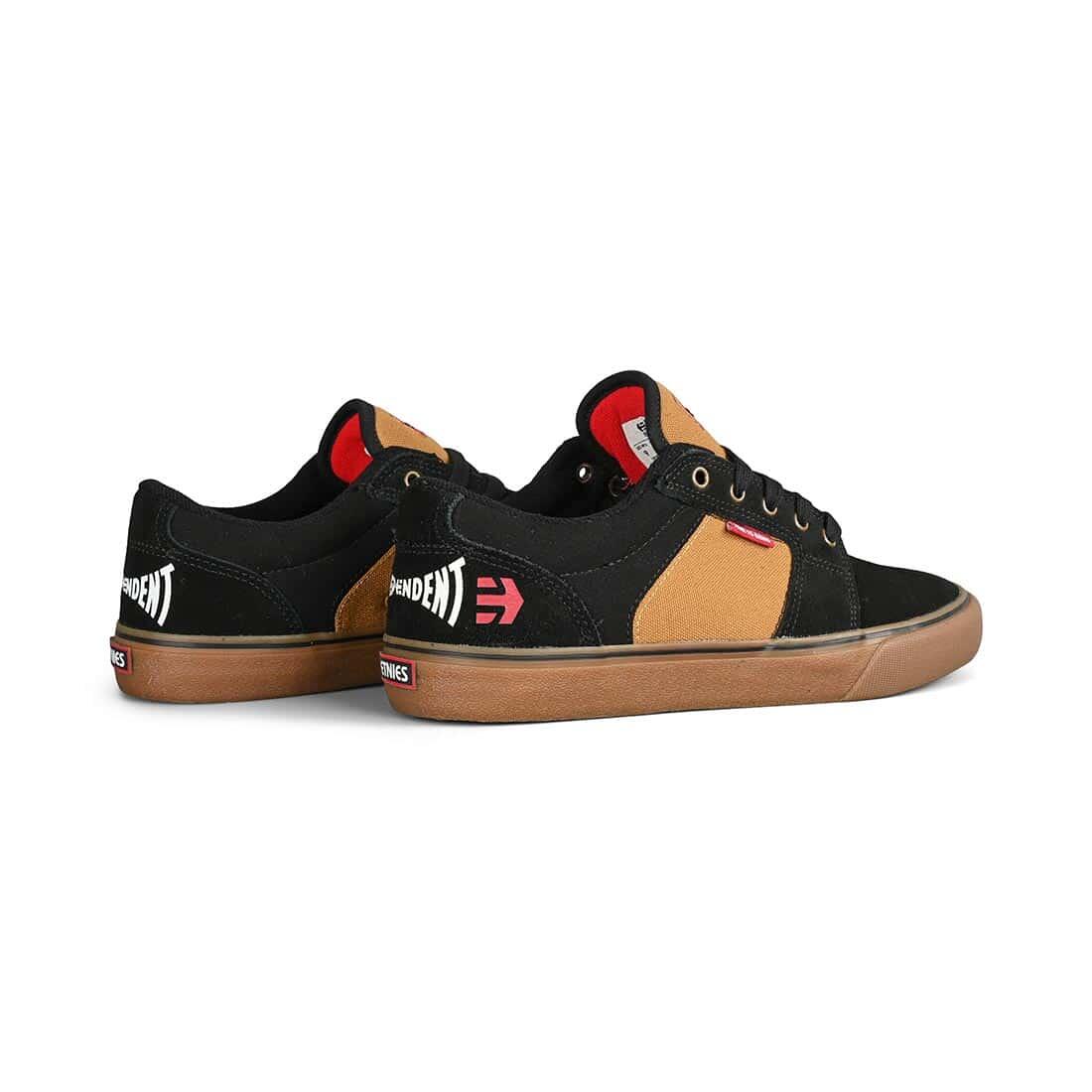 boty ETNIES Barge LS X Indy BLACK/BROWN 3/6