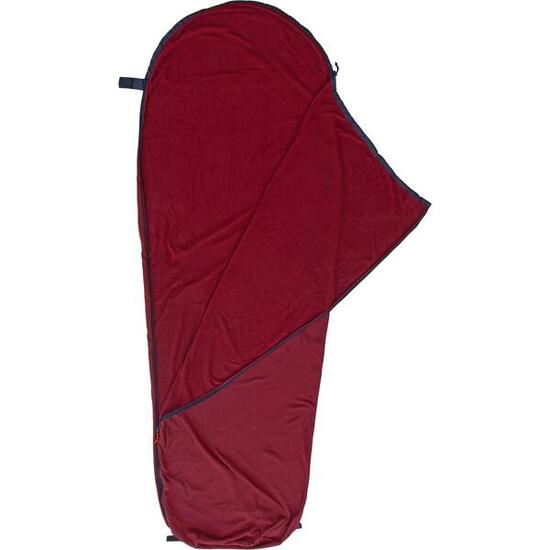 Sleeping Liner Mikrofleece bordeaux
