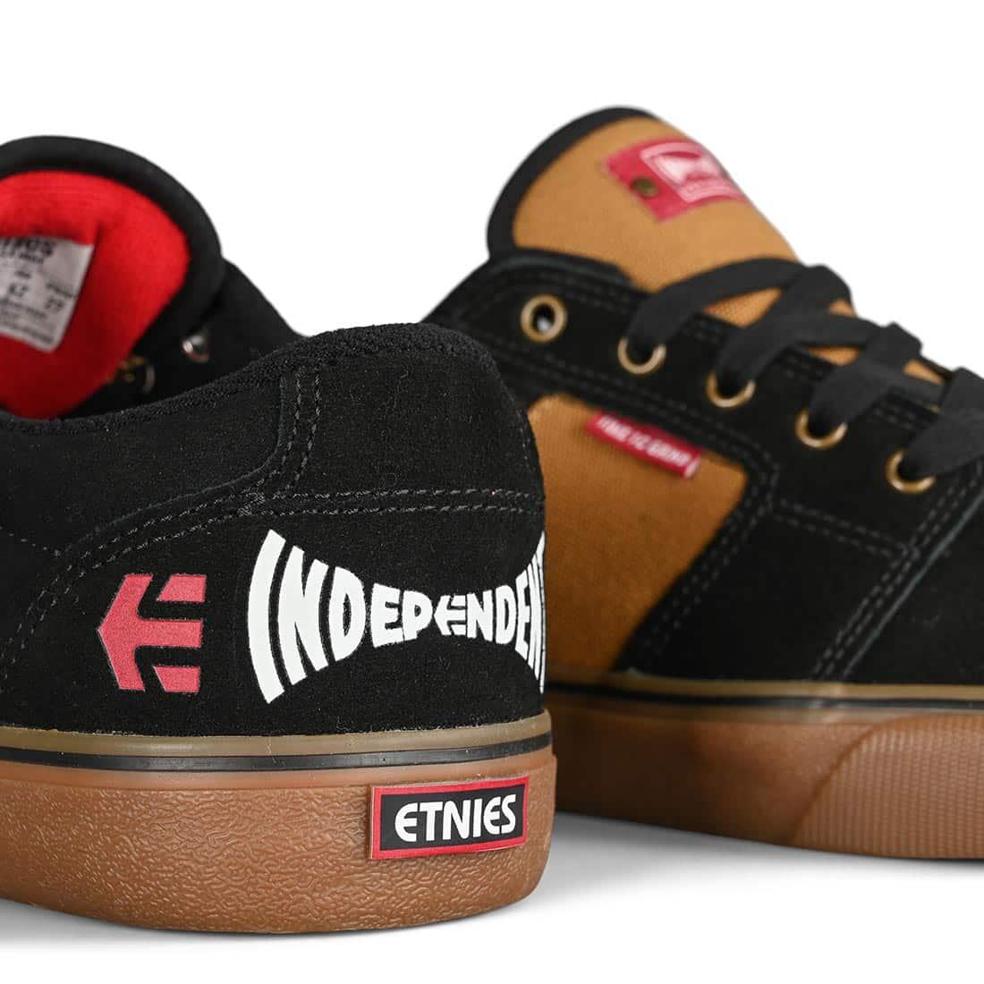 boty ETNIES Barge LS X Indy BLACK/BROWN 4/6