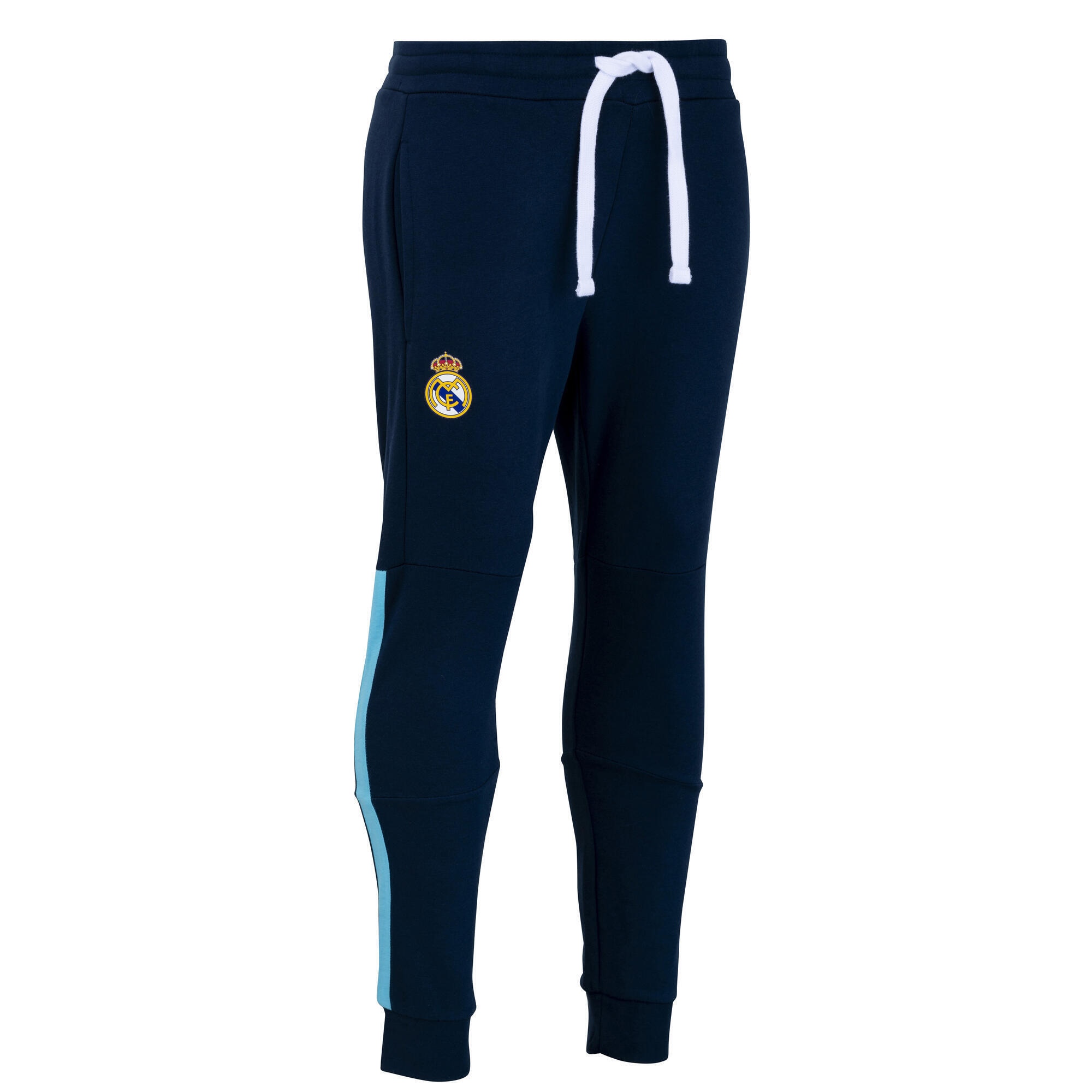 Real Madrid - Pantalon Molleton Homme Real - Collection Officielle Real Madrid - Pantalons - Bleu - 48 Xl - Decathlon