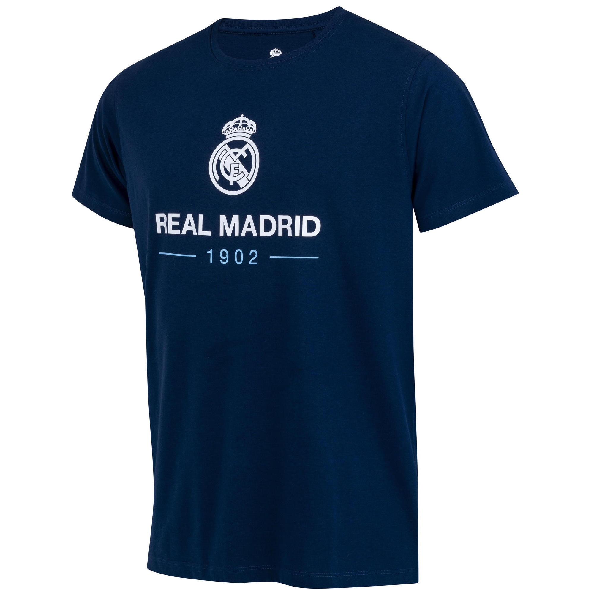 Real Madrid - T-shirt Homme Real - Collection Officielle Real Madrid - T-shirt Manches Courtes - Bleu - 48 Xl - Decathlon
