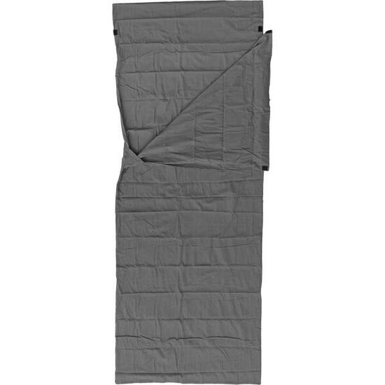 Deckenform Sleeping Liner Baumwolle anthrazit