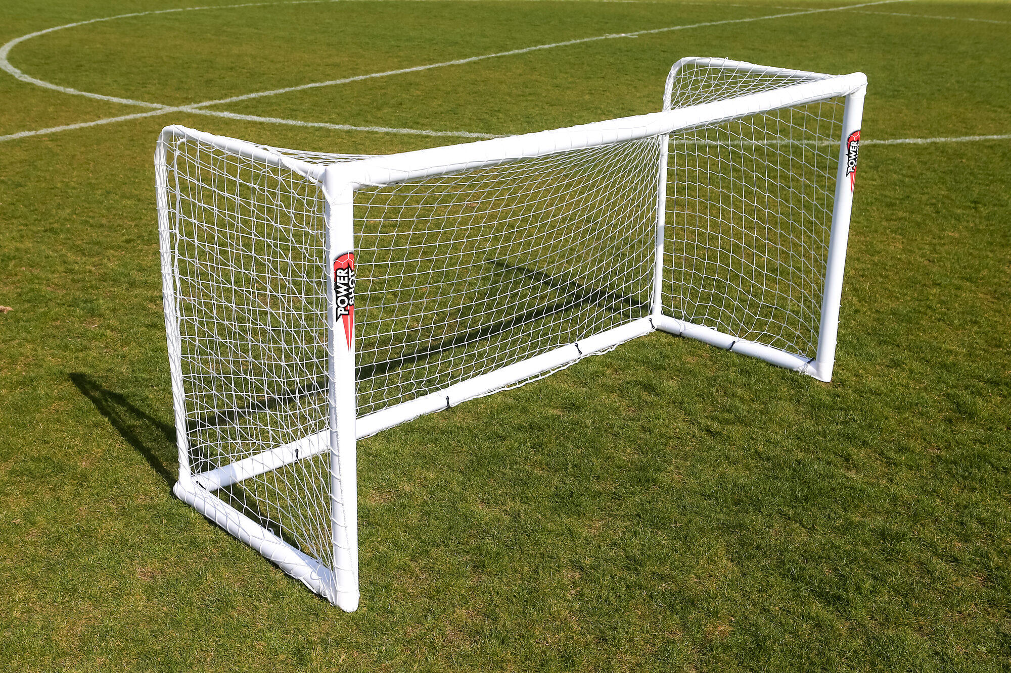 Bramka do piłki nożnej 2,4 x 1,6 m z piłką 4/5