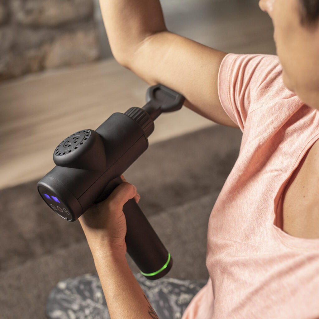 Pistola de masaje Gun Fit Xtreme Potencia 45 W 30 velocidades 6 cabezales 5/7