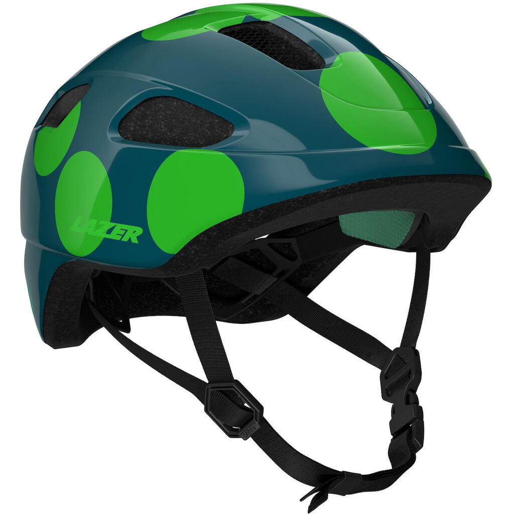 Lazer NutZ KC 2.0 Green Dots Bike Helmet Uni-kids