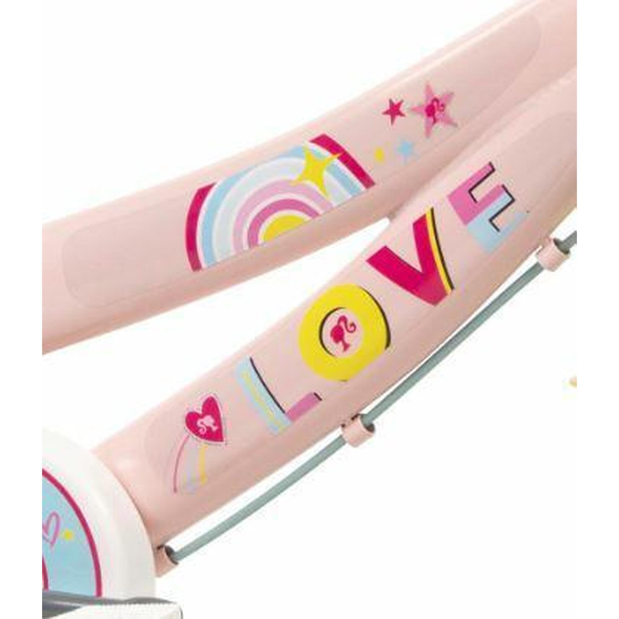 Bicicletă pentru copii Barbie Roz