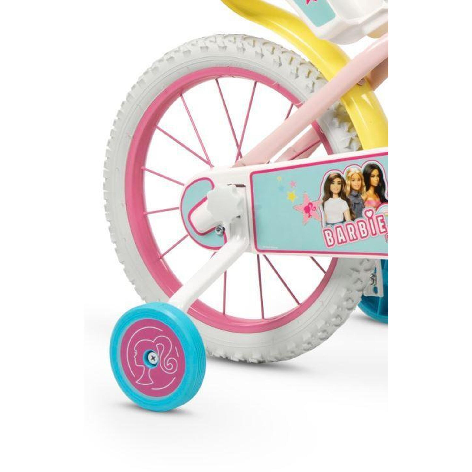 Bicicleta Infantil Barbie Rosa