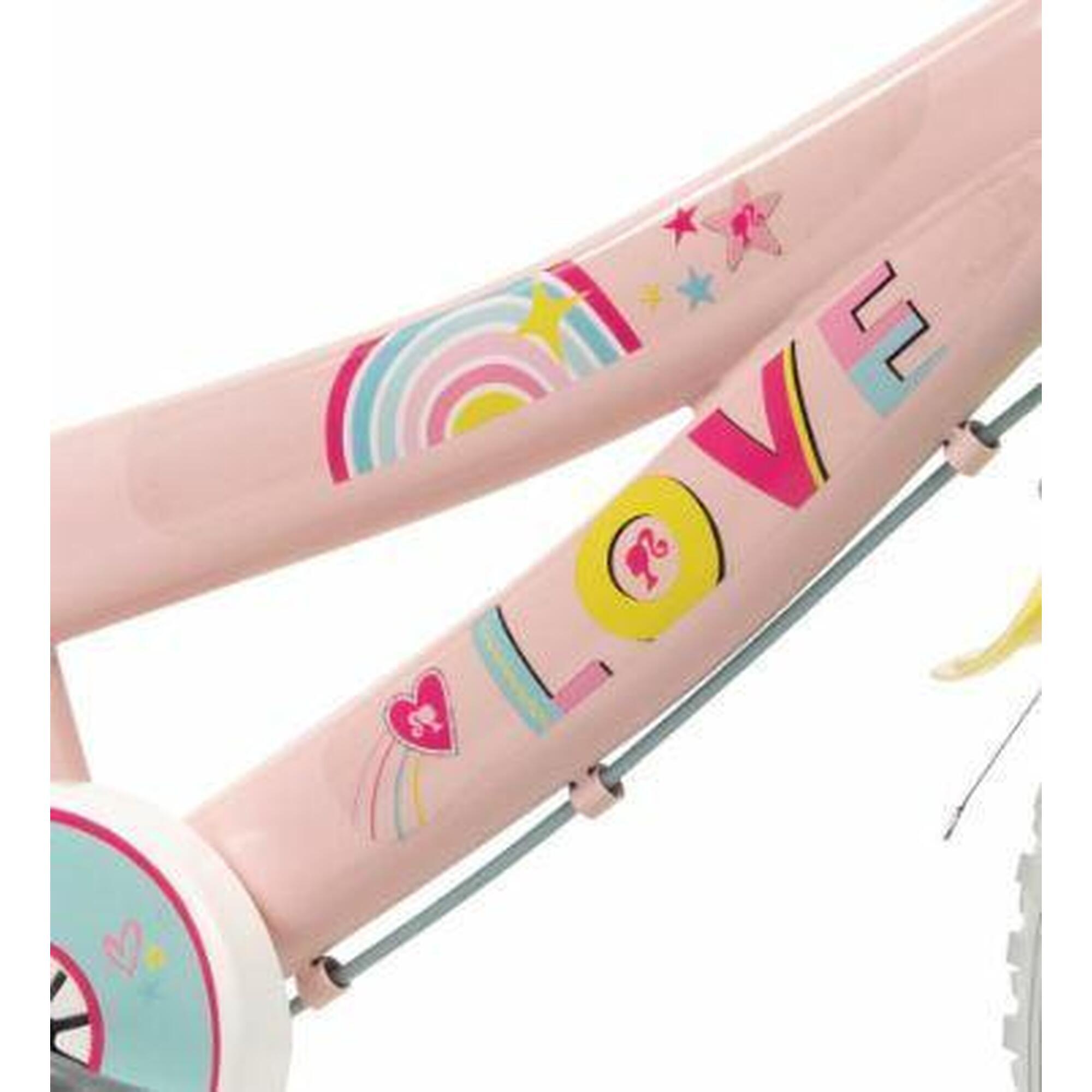 Bicicletă pentru copii Barbie Roz