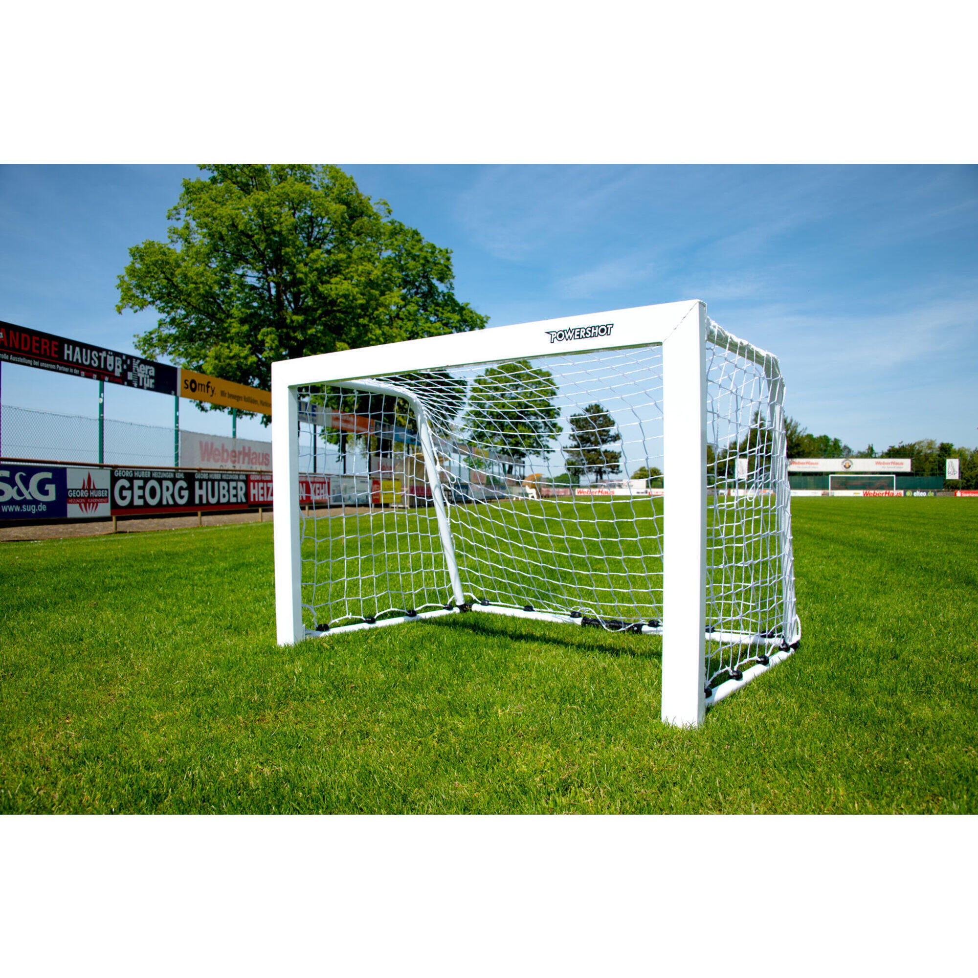 But De Foot Aluminium 1,2 X 0,8 M - Rabattable Avec Filet - Stable Auto-lesté - Pour Jardin Club - 8