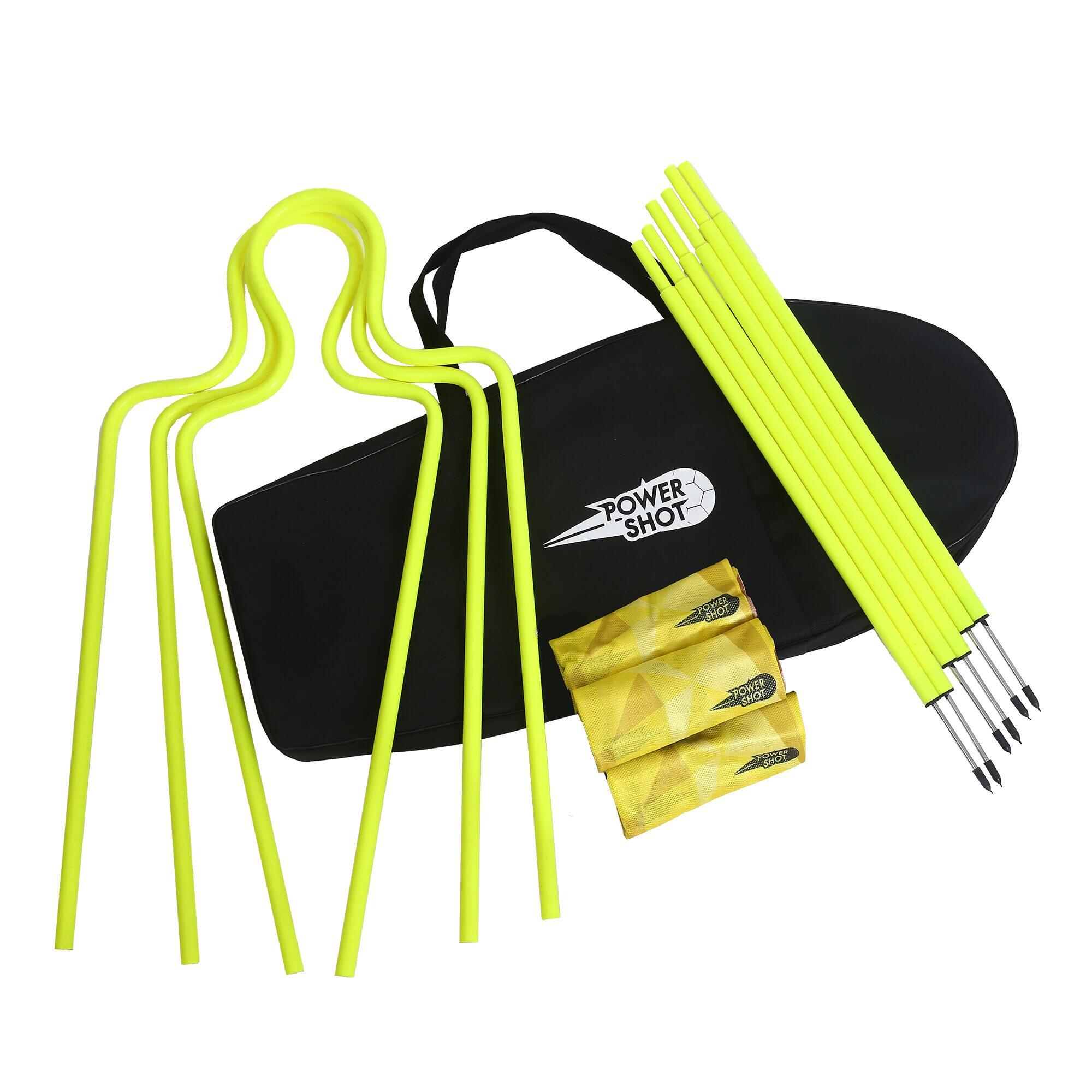 Set di 3 manichini flessibili in poliestere stampato - Giallo 3/4
