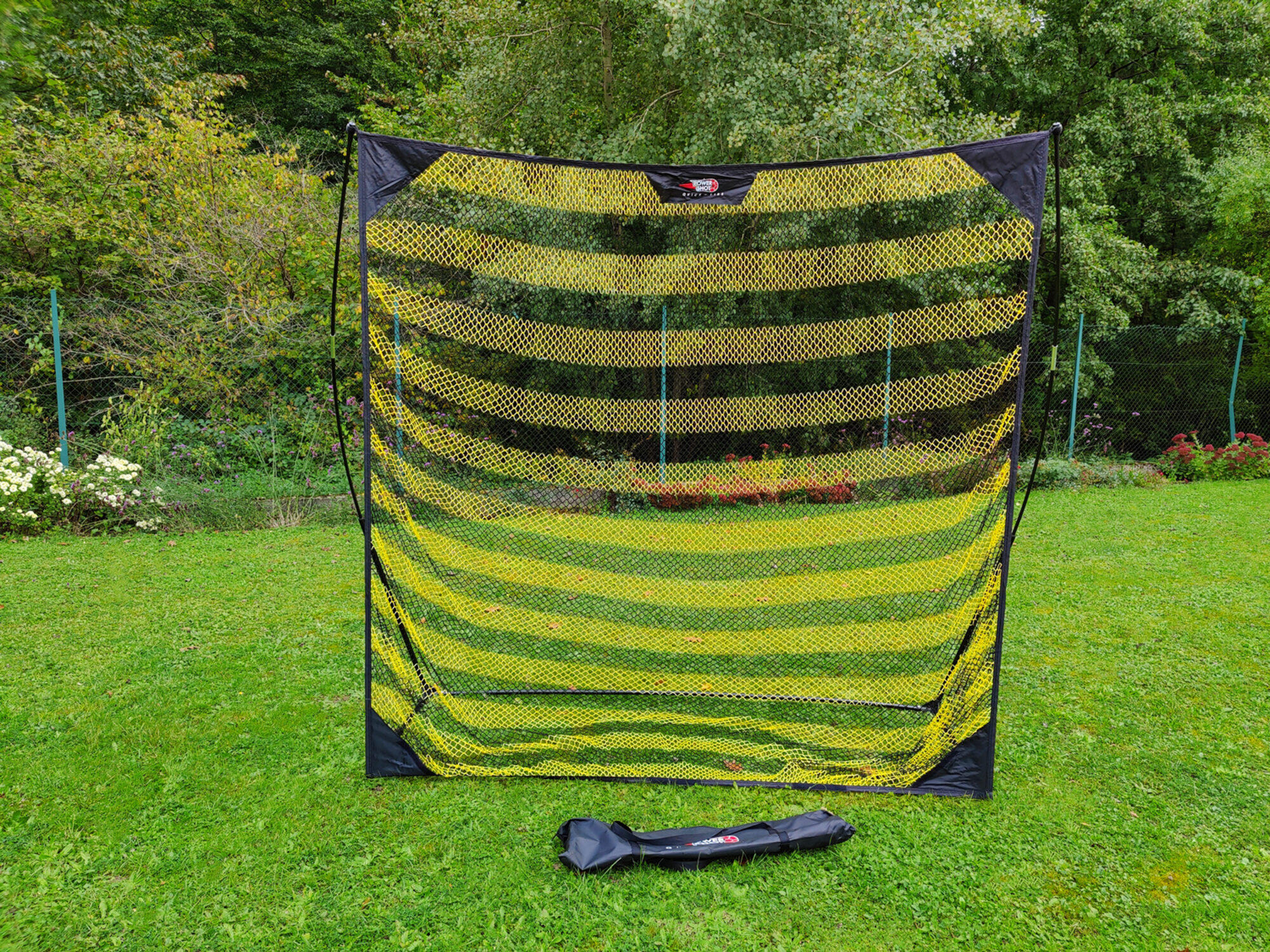 Zwart golfnet - 2,40m x 2,40m - Drive- en swingtraining 2/6