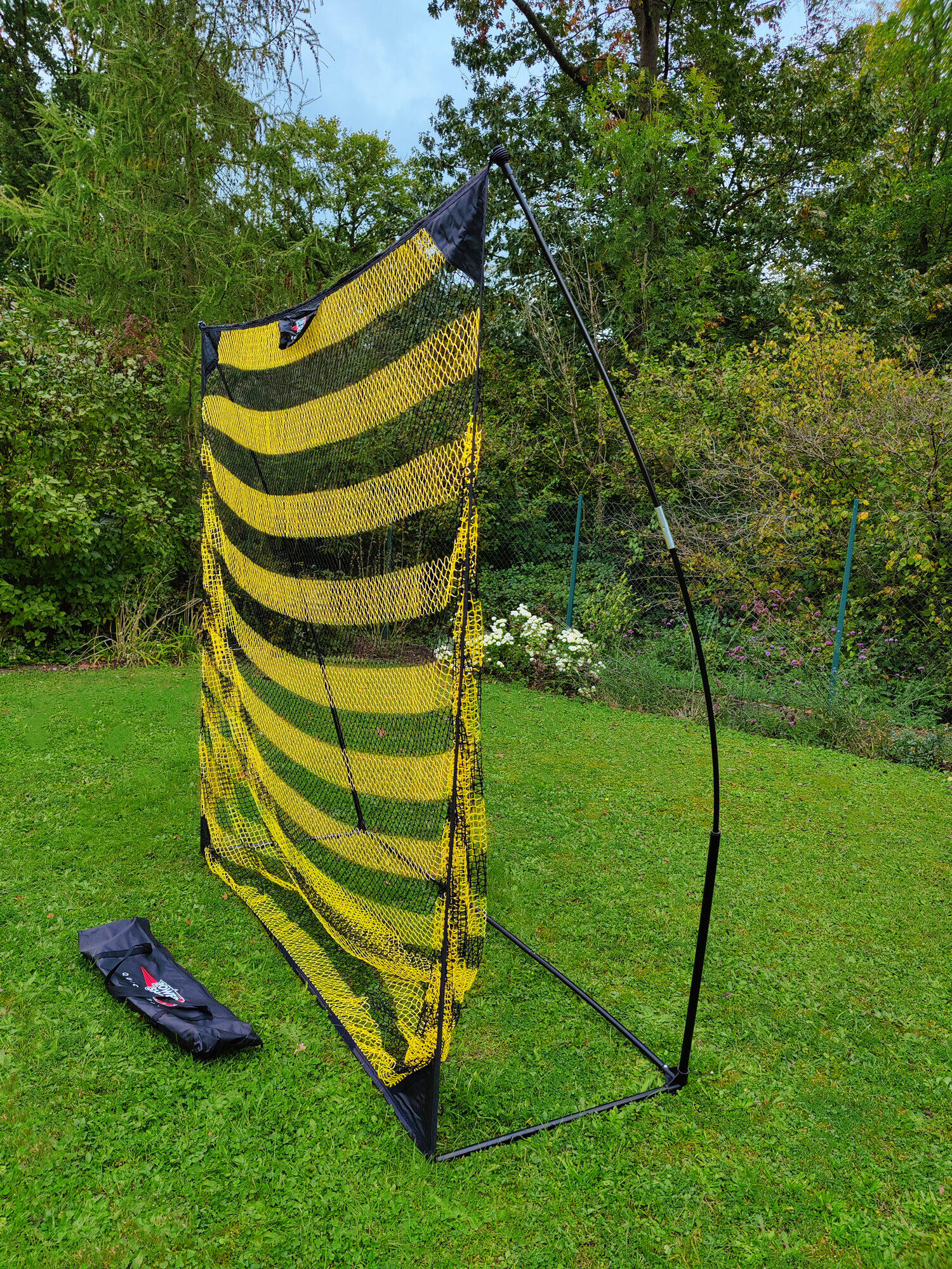 Zwart golfnet - 2,40m x 2,40m - Drive- en swingtraining 5/6