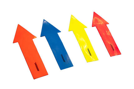 Lot de 4 flèches - Marquage au sol ludique