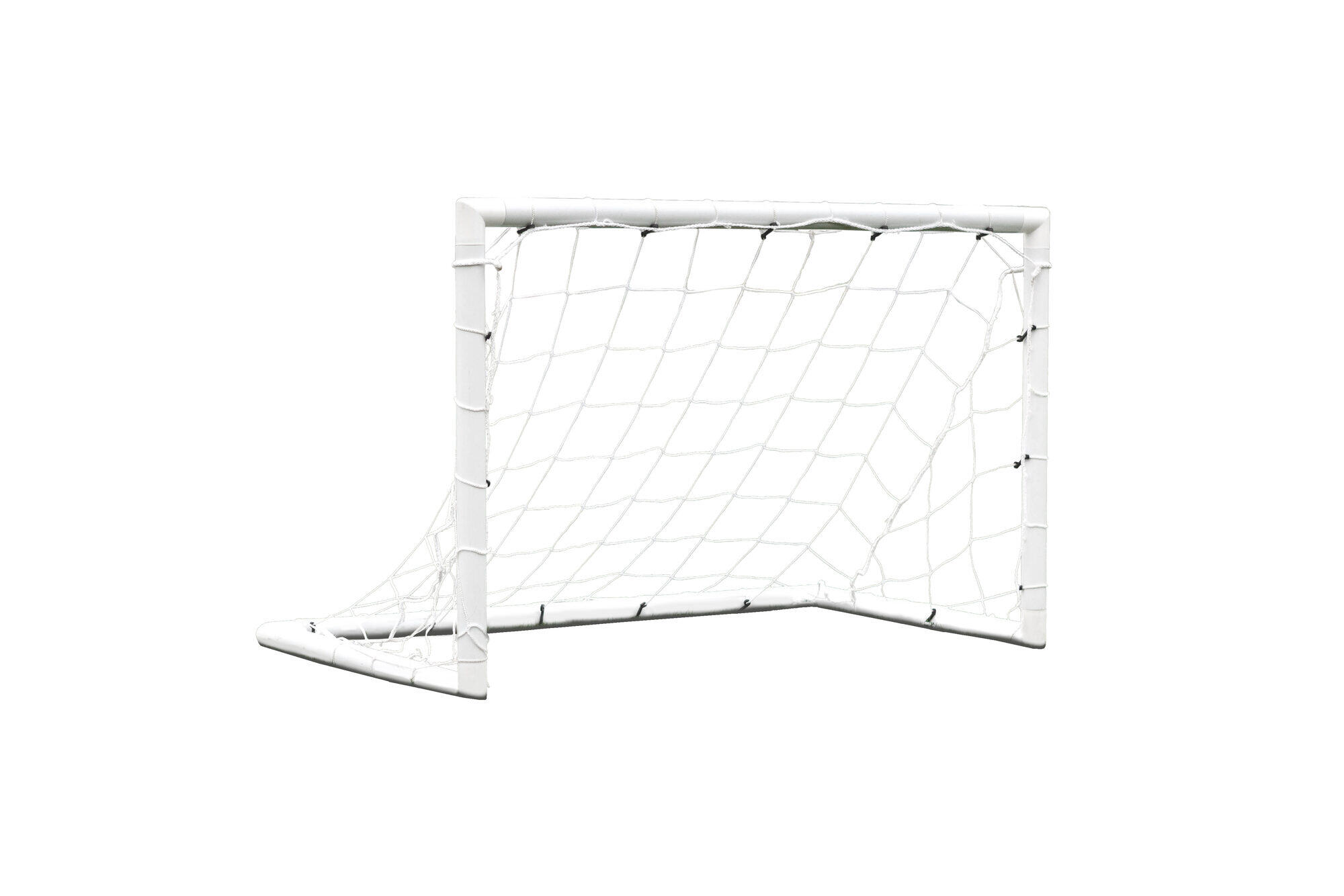 POWER SHOT Paar voetbaldoelen - 1,2m x 0,8m - PVC - Wit