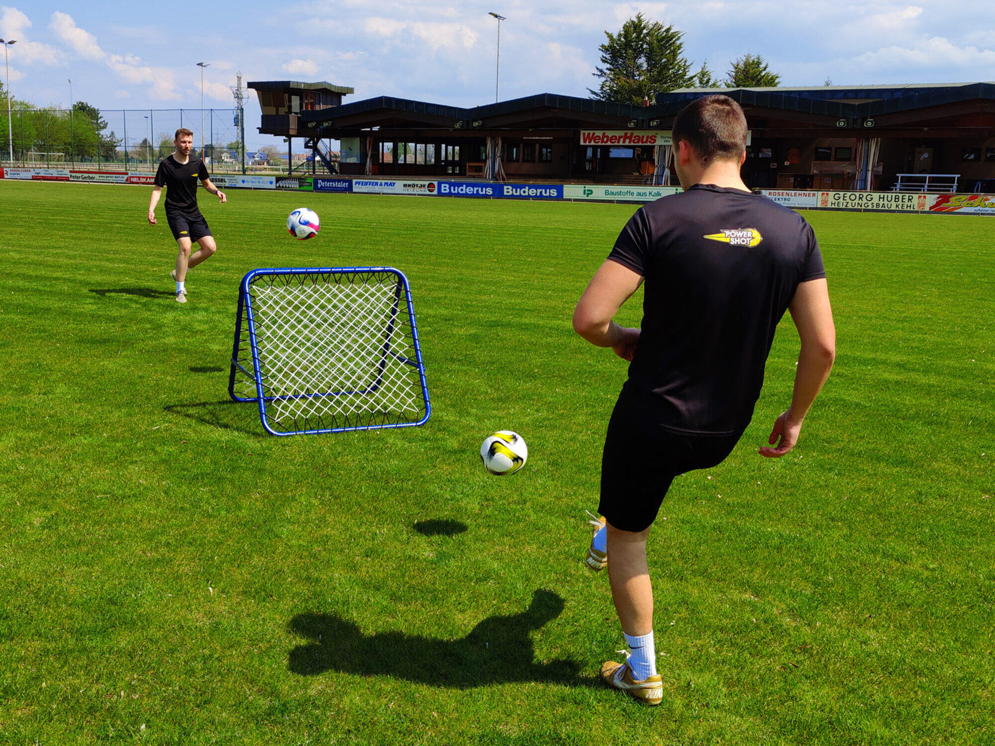Rete di rimbalzo multigiocatore - Tchoukball a due lati 3/8