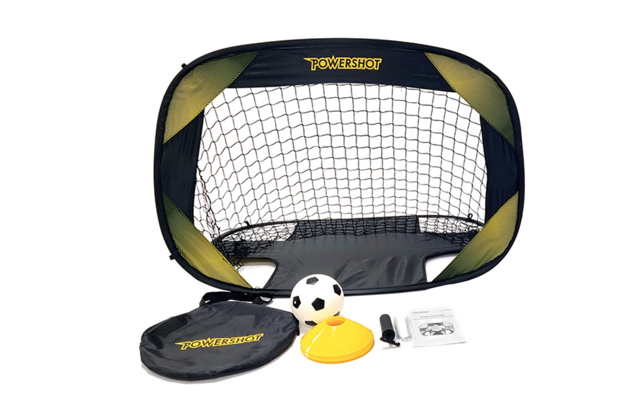 NETSPORTIQUE 2 in 1 voetbaldoel (110x80cm) - Speel en werk aan je nauwkeurigheid!