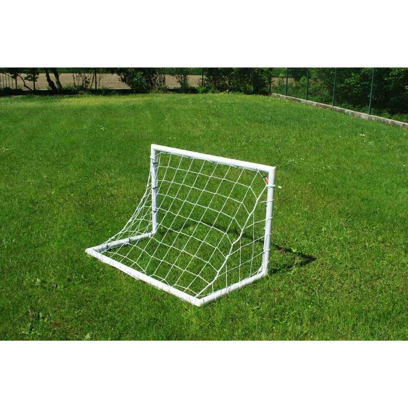 Paire de but de foot - 1,2m x 0,8m - uPVC - Blanc