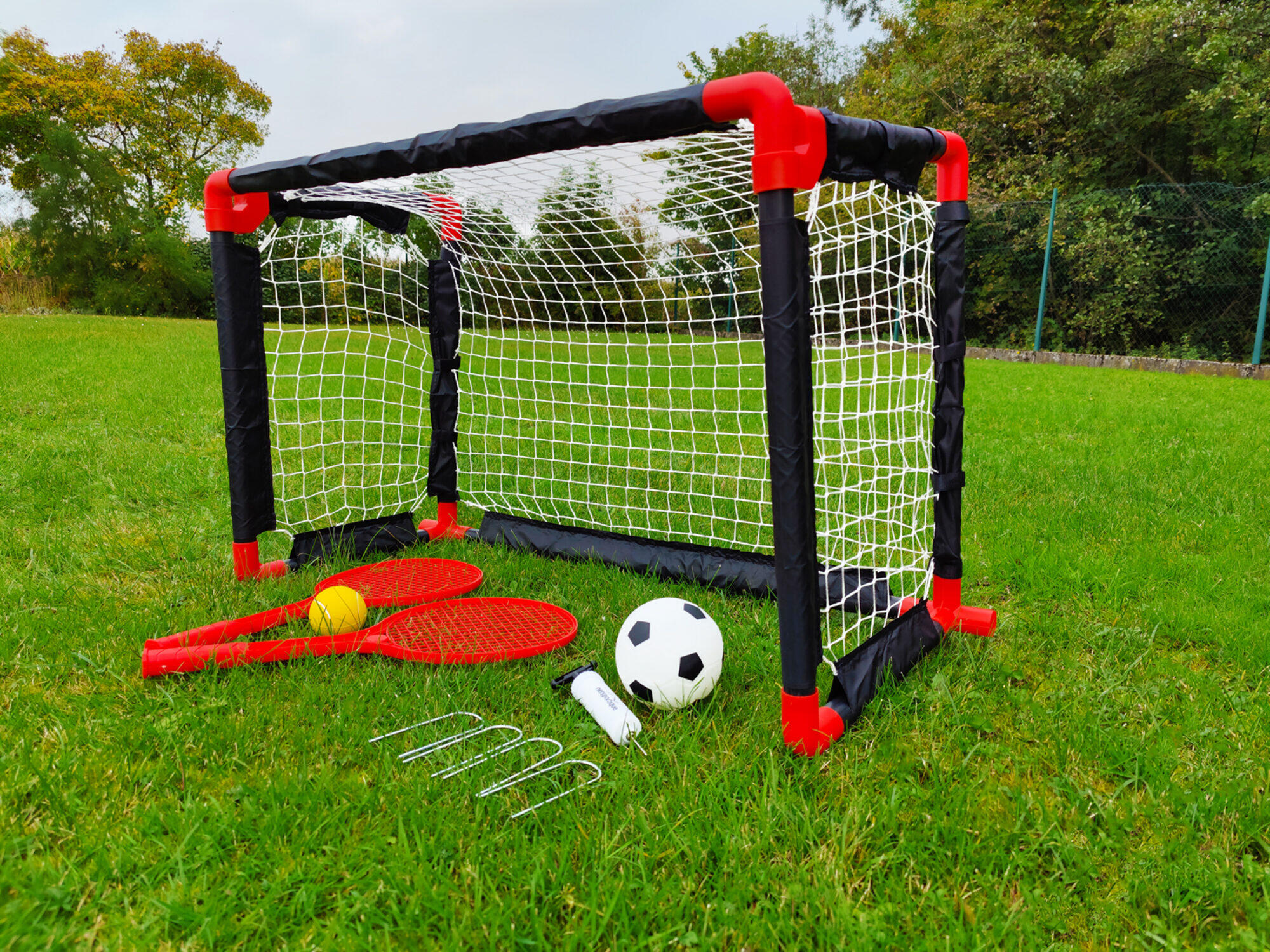 Netsportique 2 in 1 voetbaldoel / tennisnet 2/7