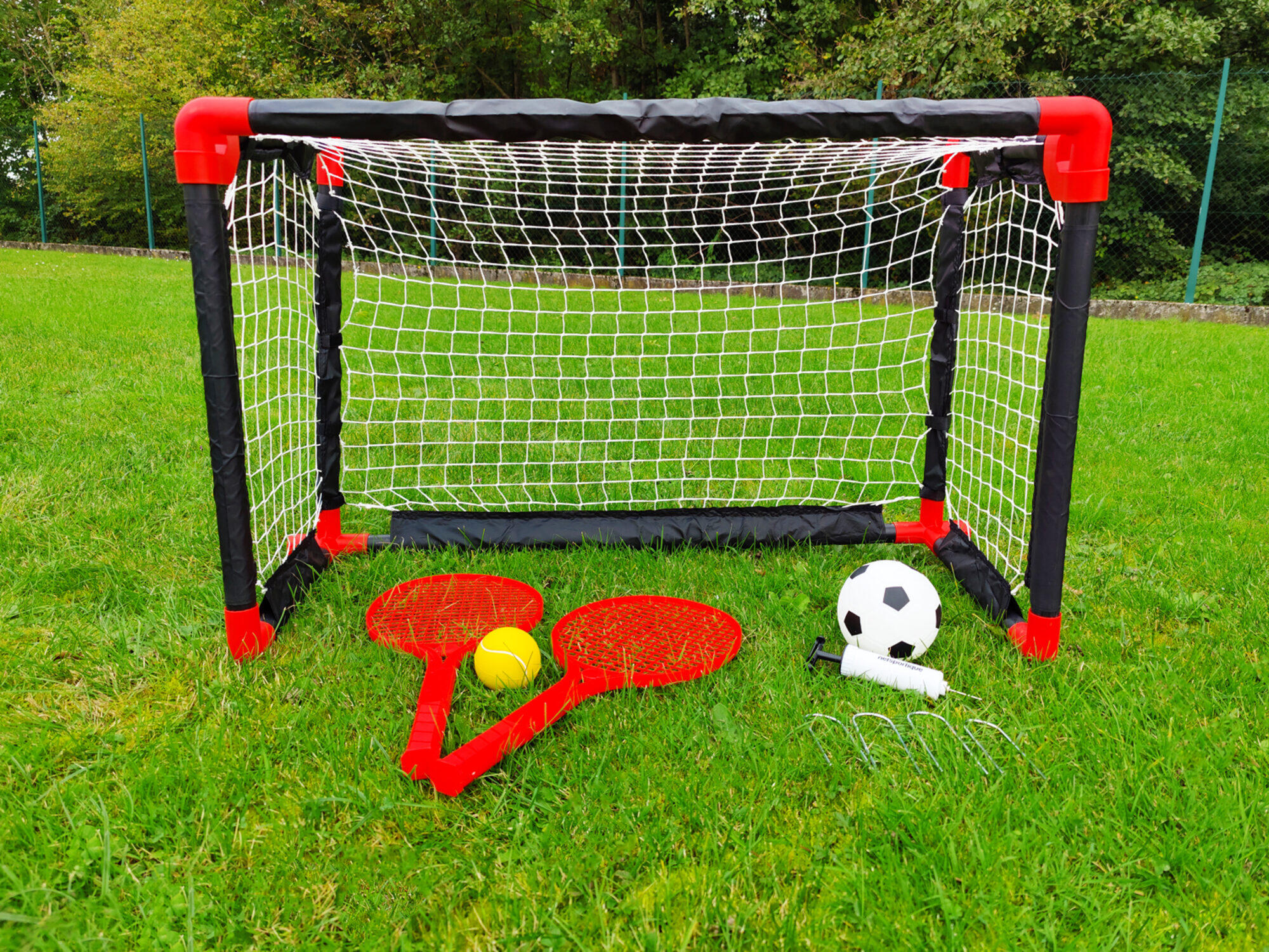 Netsportique 2 in 1 voetbaldoel / tennisnet 3/7
