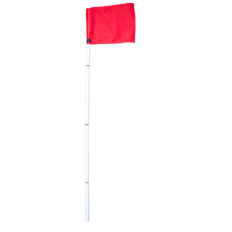 Lote de 4 postes esquineros de fútbol - Flexibles y plegables