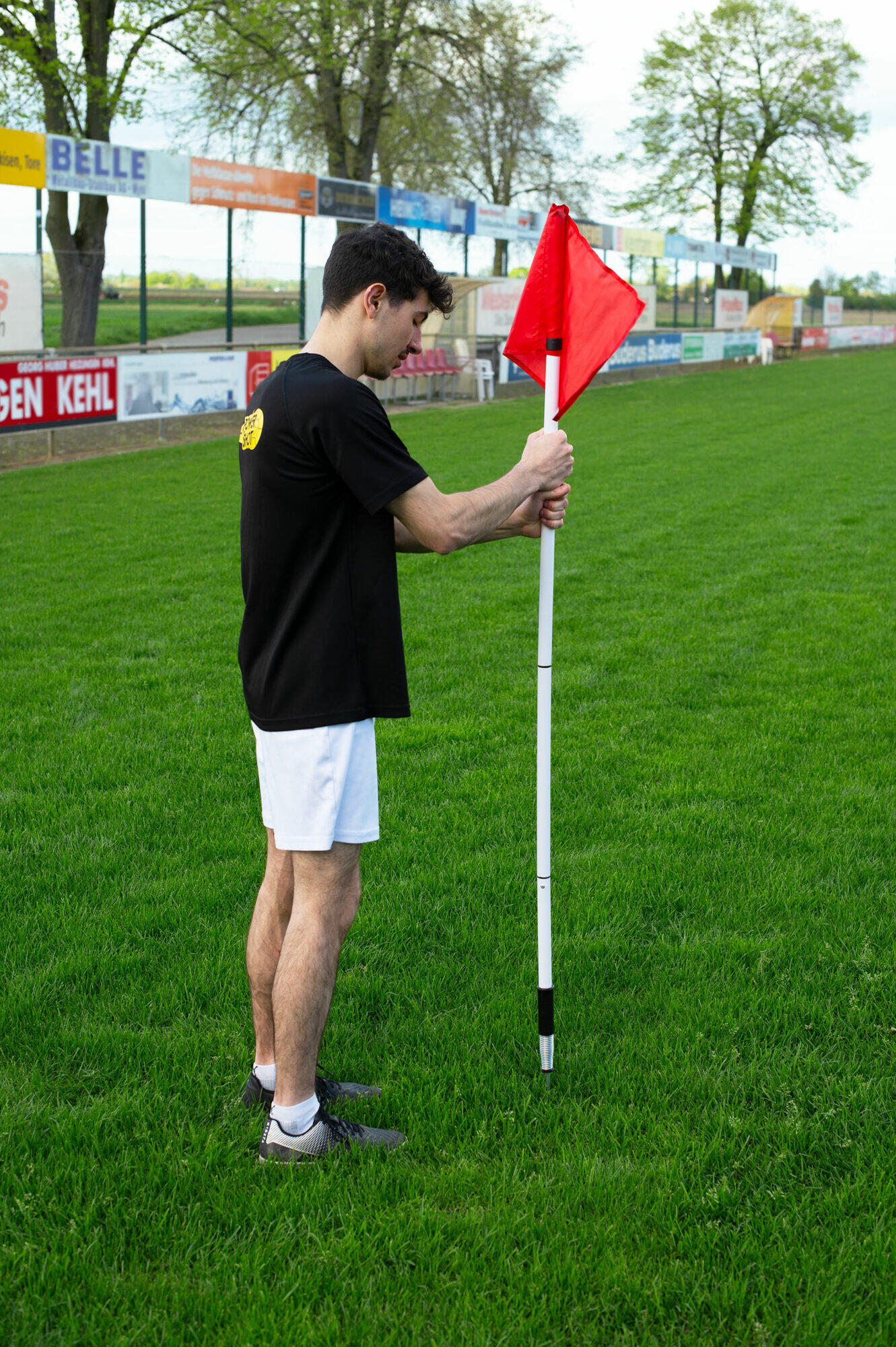 Set van 4 voetbal hoekpalen - Flexibel en opvouwbaar 4/7