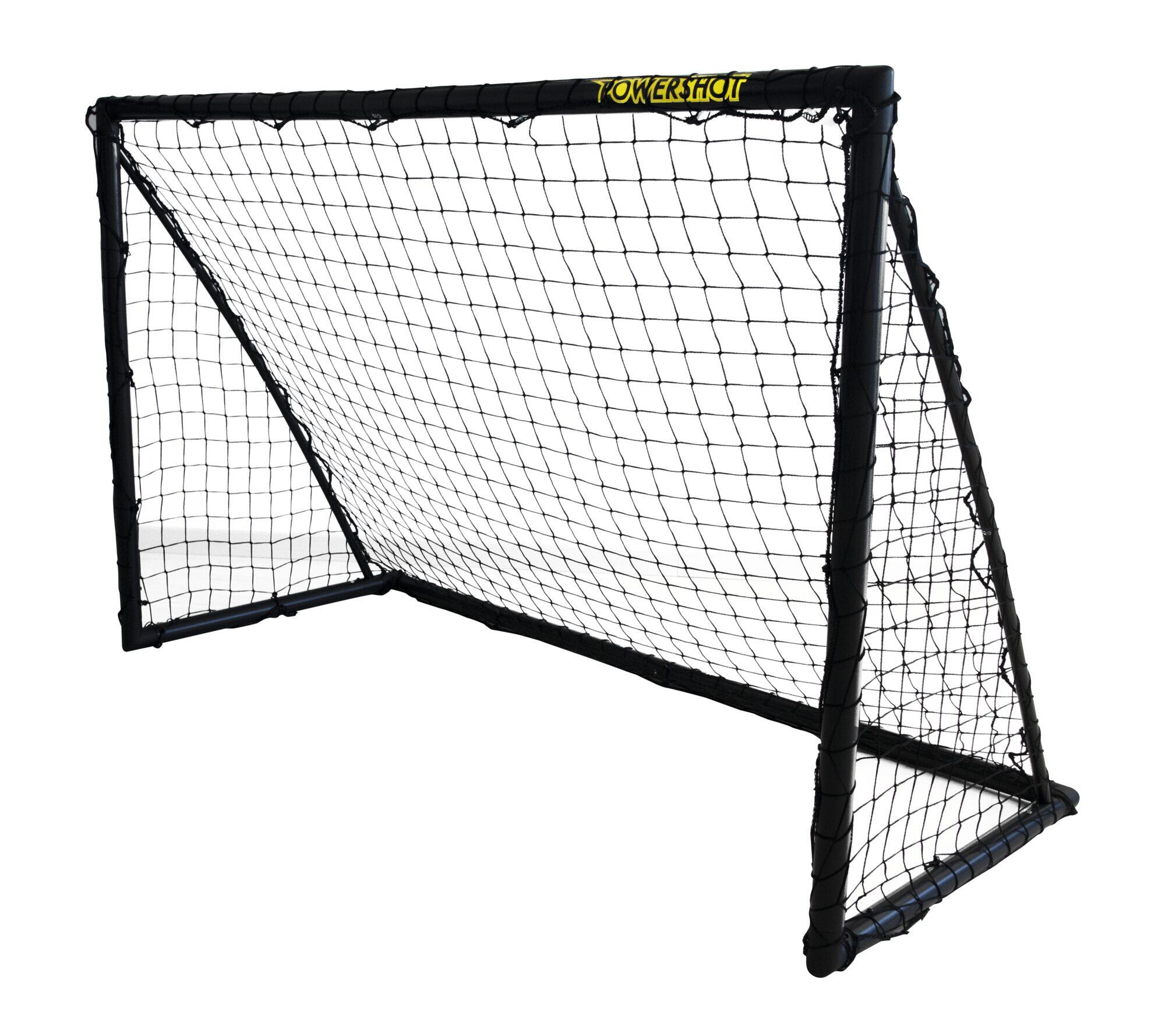 But De Football Powershot UPVC 1,8 X 1,2 M – Robuste, Verrouillable, Garantie 2 Ans, Idéal Extérieur Toute L’Année