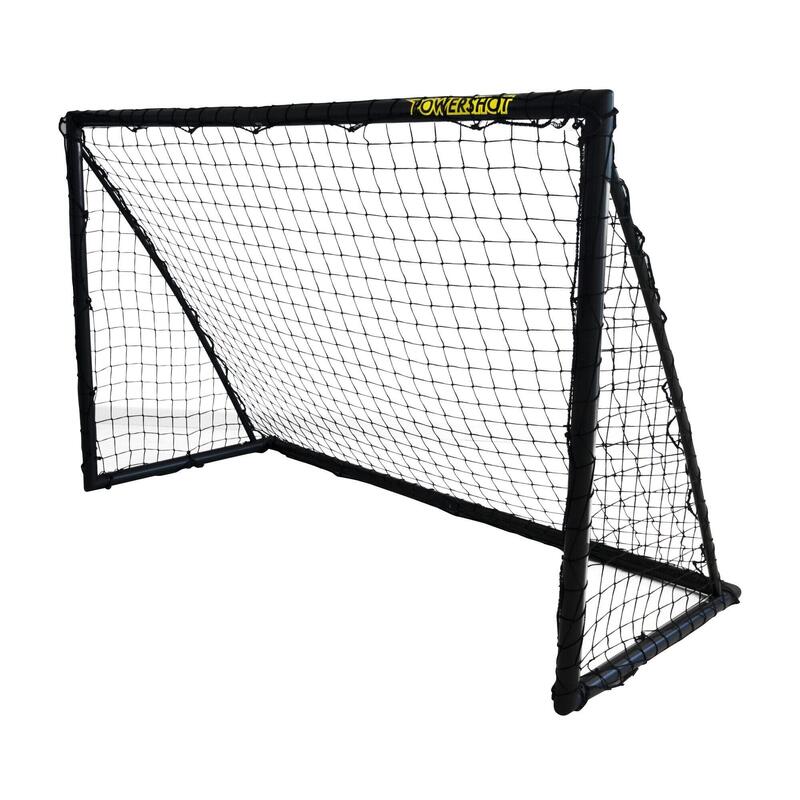 Bramka do piłki nożnej - 1,8 x 1,2 m - PVC - Czarna