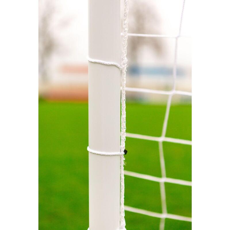 Paar doelen - 2,4m x 1,5m - PVC - Wit