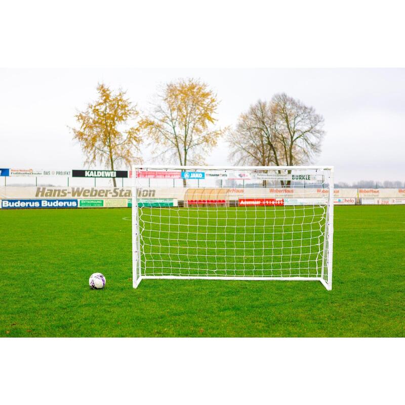Fotbalová branka - 2,4 x 1,5 m - PVC - bílá