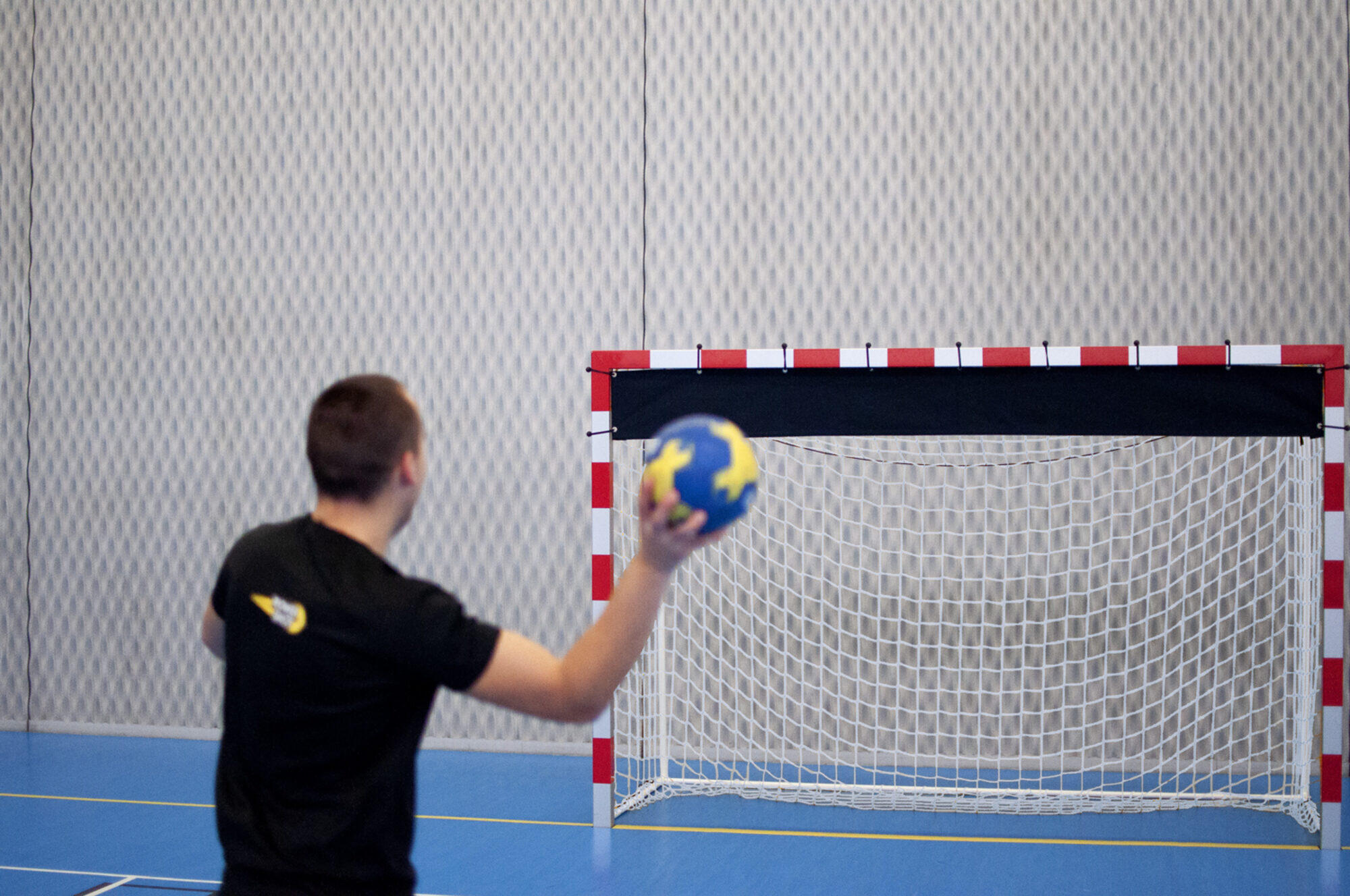Réducteur de But de Handball en Polyester - Permet de réduire la hauteur du but 3/6