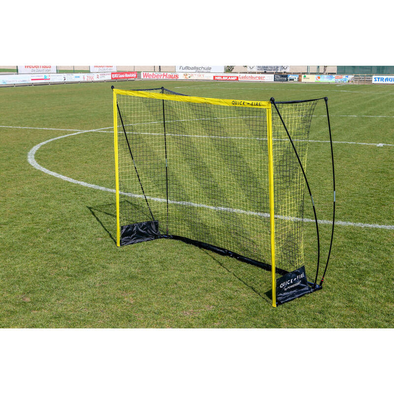 Samonosná fotbalová branka Quickfire - 3m x 2m - Ověřeno Franckem Leboeufem !