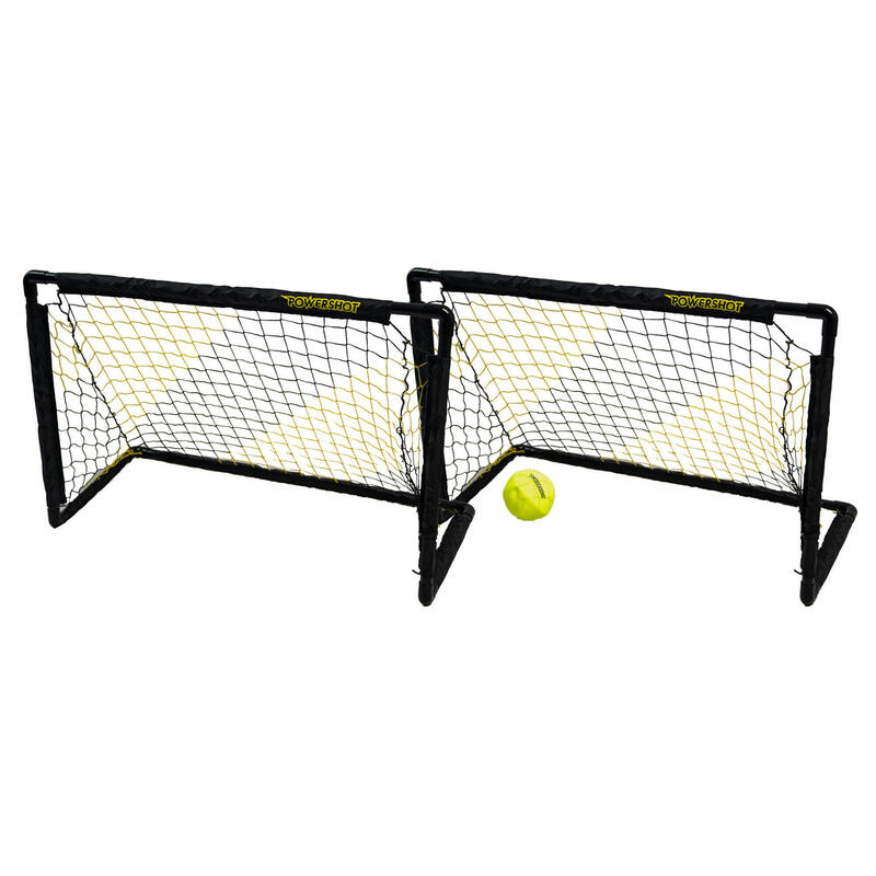 Paar Mini-Tore aus PVC - 0,9 x 0,6 m (mit Ball und Pumpe)