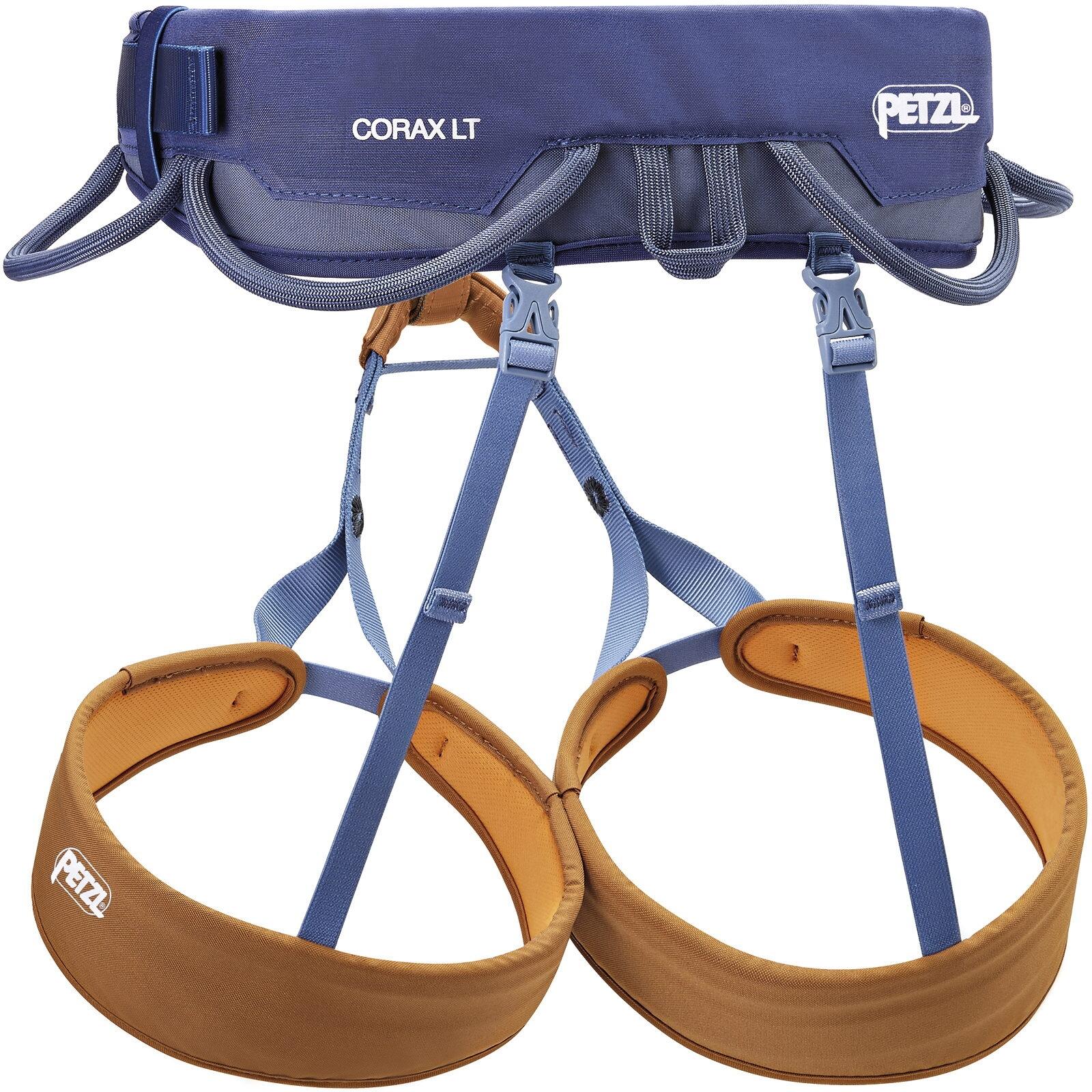 Arnés de escalada Petzl Corax LT M indigo ligero acolchado 5/6