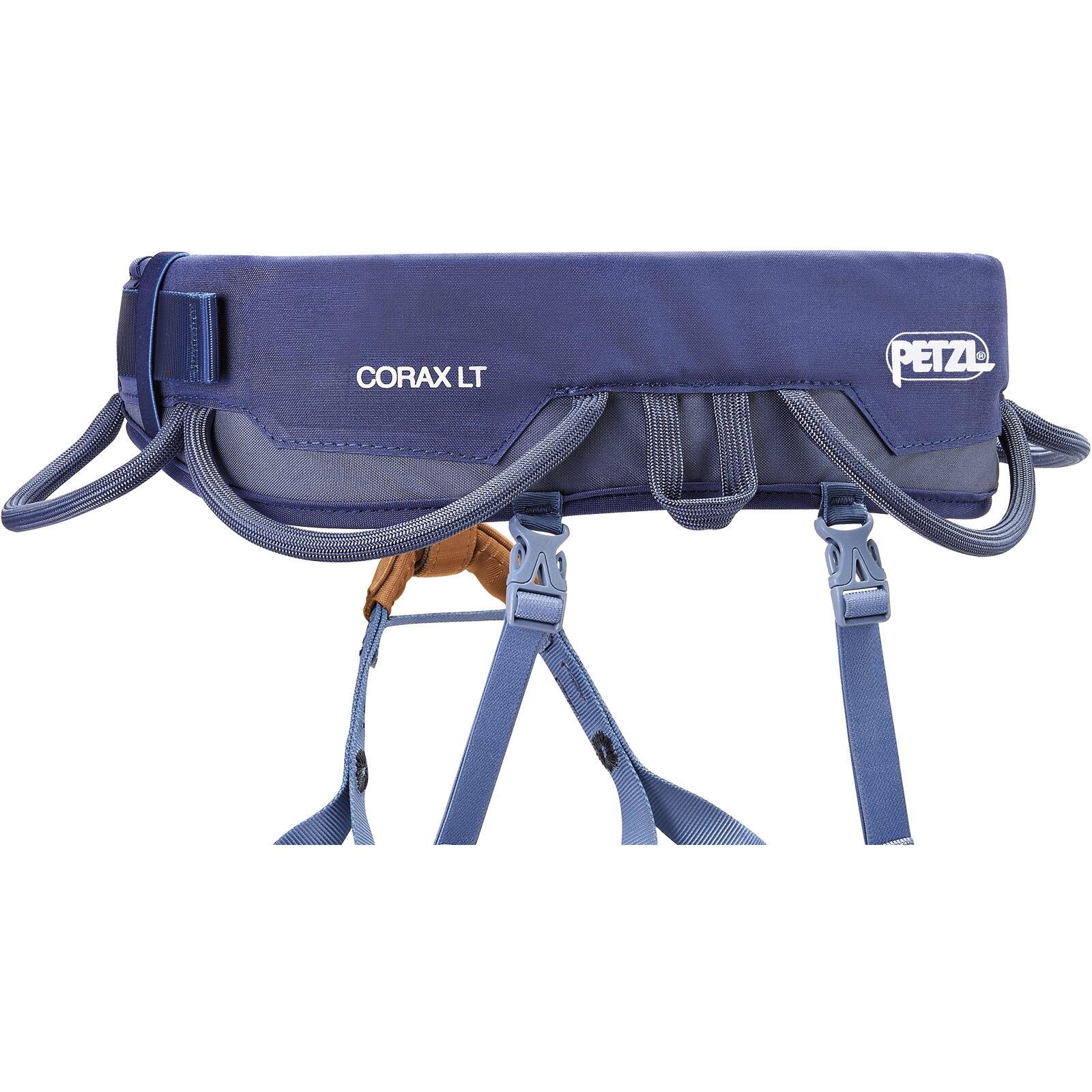 Arnés de escalada Petzl Corax LT M indigo ligero acolchado 3/6