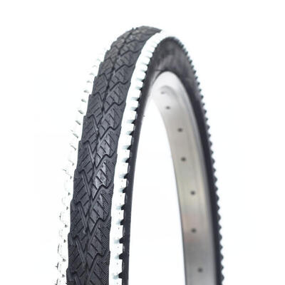 Deli tire sa-282 20x1.95 zwart met witte strepen