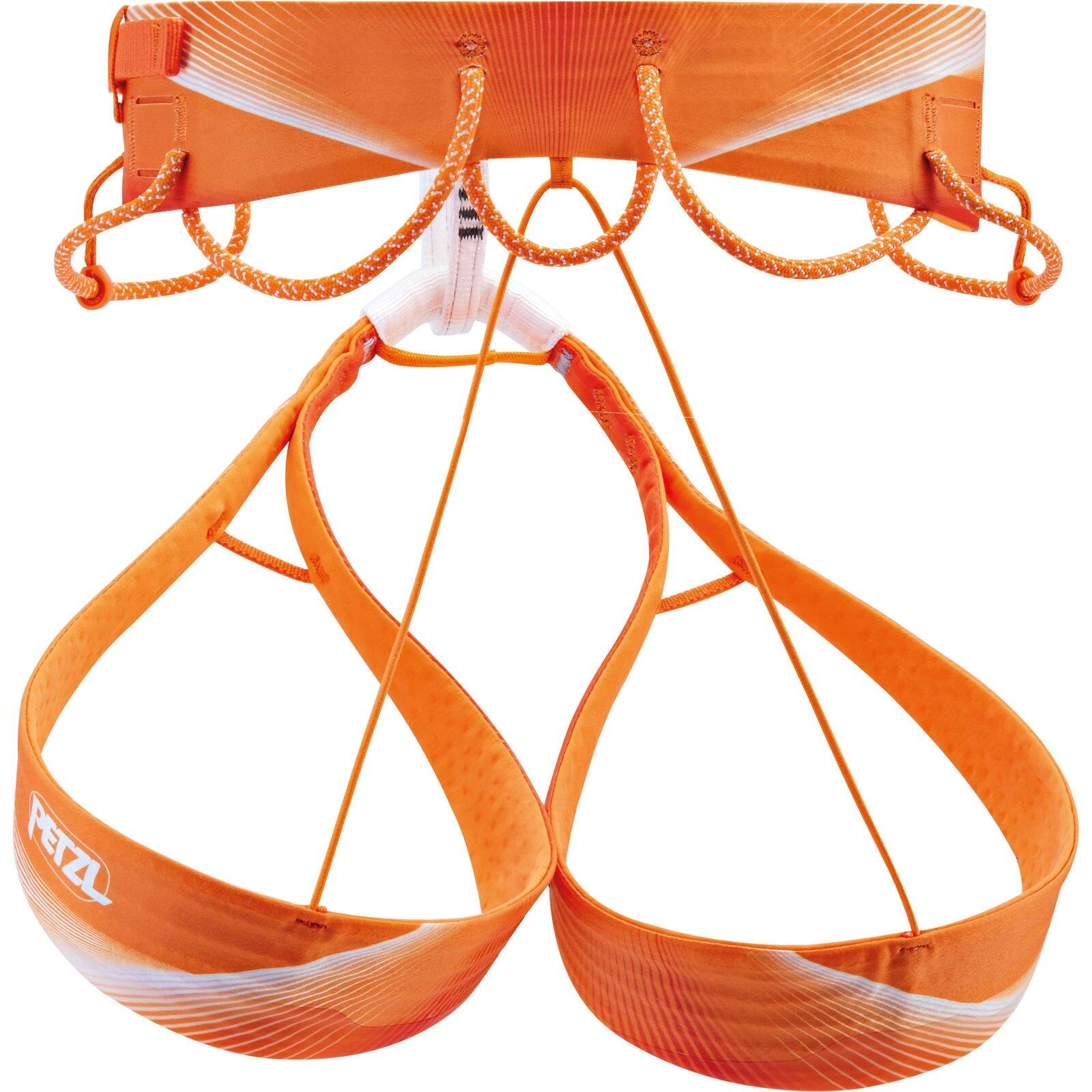 Arnés Petzl Sitta L naranja ultraligero WIREFRAME MATRYX 5 porta-materiales 2/7